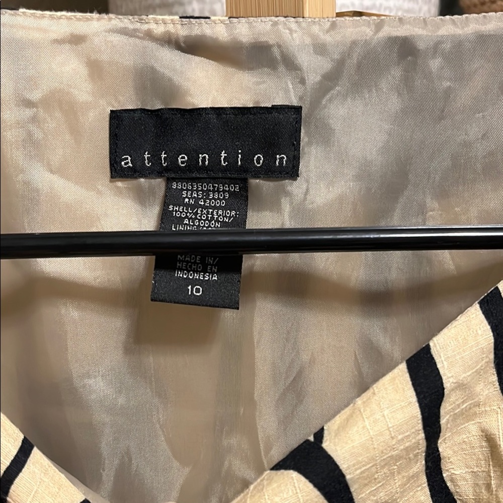 Attention Black and Cream Curtains & Drapes